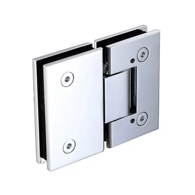 샤워실 문에 뒤집을 수 있는 경첩이 있나요?