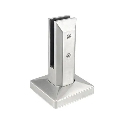 바닥 장착형 사각형 조정 가능한 유리 마개