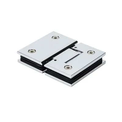 How to install a glass shower screen hinge on a wooden frame?